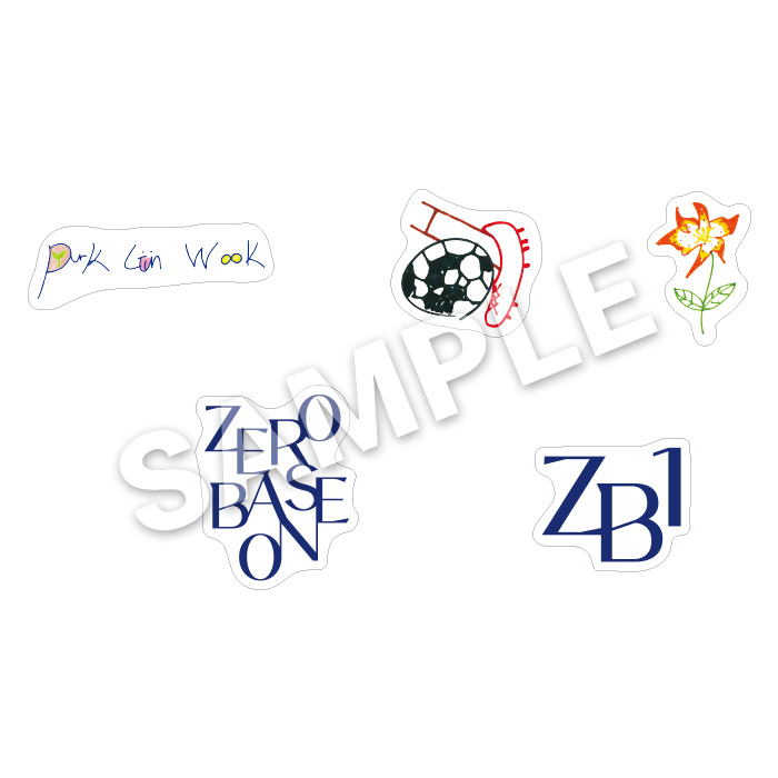 【会場受取】ステッカーセット（PARK GUN WOOK）